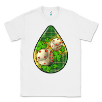 White st.patrick's teardrop earrings Classic Tee - FaDigitalArtStudio