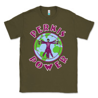 Army Green heavyweights power Classic Tee - DesigneFamous
