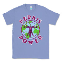 Colony Blue heavyweights power Classic Tee - DesigneFamous