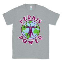Heather Grey heavyweights power Classic Tee - DesigneFamous
