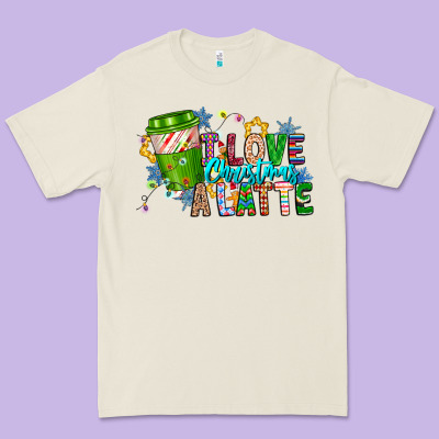 Live Christmas Latte Premium Tee Designed By Cowhidedigitalart