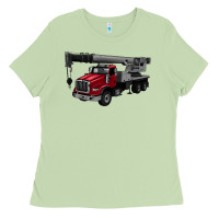 Matcha crane truck Ladies Tee - Artiststas