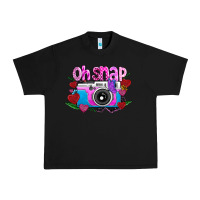 Black Oh Snap Urban Heavy Tee - CowhideDigitalArt