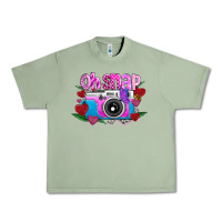 Oil Green Oh Snap Urban Heavy Tee - CowhideDigitalArt