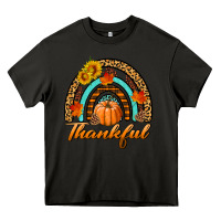 Asphalt thankful pumpkin rainbow Heavy Core Tee - BundleAndBundleShop