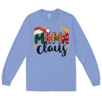 Colony Blue mama Claus Christmas Long Sleeve Tee - BarkalooDesign
