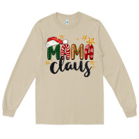Mushroom mama Claus Christmas Long Sleeve Tee - BarkalooDesign