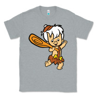 Heather Grey bamm bamm Classic Tee - DesigneFamous