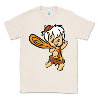 Natural bamm bamm Classic Tee - DesigneFamous
