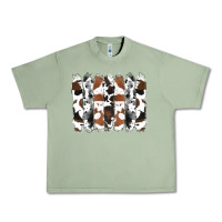 Oil Green cowhide brushstrokes Urban Heavy Tee - RanaPortraitStore