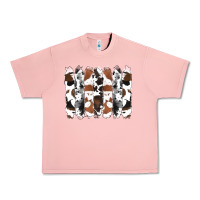 Salmon cowhide brushstrokes Urban Heavy Tee - RanaPortraitStore