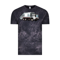 Cloud Black garbage truck Vintage Tee - Artiststas
