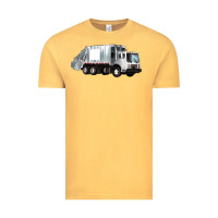 Vintage Mustard garbage truck Vintage Tee - Artiststas