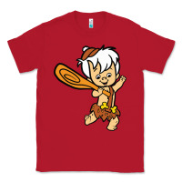 Red bamm bamm Classic Tee - DesigneFamous