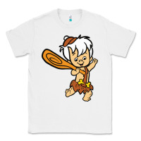 White bamm bamm Classic Tee - DesigneFamous