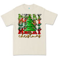 Bone Merry Christmas Tree Premium Tee - CowhideDigitalArt