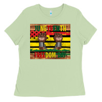 Matcha juneteenth freedom day tumbler Ladies Tee - Artiststas