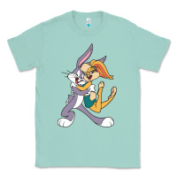 Seafoam bugs bunny and lola bunny Classic Tee - DesigneFamous
