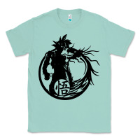 Seafoam goku super saiyan ultra dragon Classic Tee - DesigneFamous