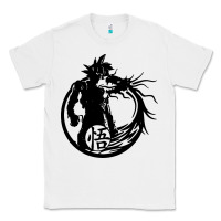 White goku super saiyan ultra dragon Classic Tee - DesigneFamous