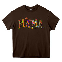 Chocolate Brown halloween mama Heavy Core Tee - BundleAndBundleShop