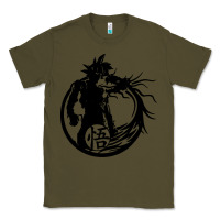 Army Green goku super saiyan ultra dragon Classic Tee - DesigneFamous