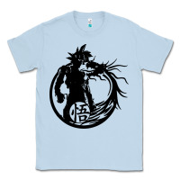 Dusty Blue goku super saiyan ultra dragon Classic Tee - DesigneFamous