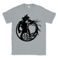Heather Grey goku super saiyan ultra dragon Classic Tee - DesigneFamous