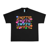 Black Swiftie Swiftie Valentines Urban Heavy Tee - CowhideDigitalArt