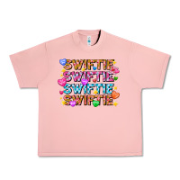 Salmon Swiftie Swiftie Valentines Urban Heavy Tee - CowhideDigitalArt