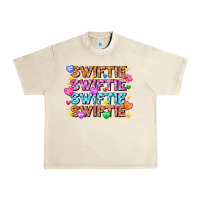 Sandshell Swiftie Swiftie Valentines Urban Heavy Tee - CowhideDigitalArt