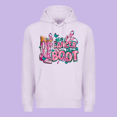 Give The Cancer Boot Premium Hoodie Designed By Adodesignshop