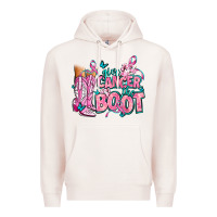 Pale Pink give the cancer boot Premium Hoodie - AdoDesignShop
