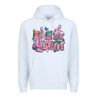 White give the cancer boot Premium Hoodie - AdoDesignShop
