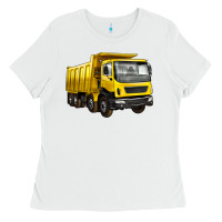 White dump truck Ladies Tee - Artiststas