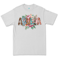 Dove Grey abuela flowers Premium Tee - RacoonDesign
