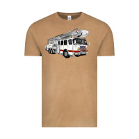 Vintage Camel White Fire Truck Vintage Tee - Artiststas