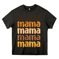 Asphalt thankful mama Heavy Core Tee - BundleAndBundleShop