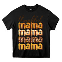 Black thankful mama Heavy Core Tee - BundleAndBundleShop