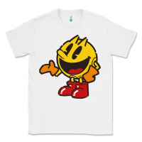 White pacman Classic Tee - DesigneFamous