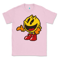 Bubblegum Pink pacman Classic Tee - DesigneFamous