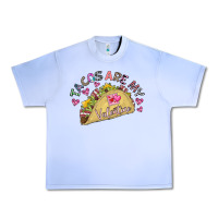 Grape Ice Tacos Are My Valentine Urban Heavy Tee - CowhideDigitalArt