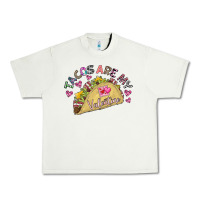 Pistachio Tacos Are My Valentine Urban Heavy Tee - CowhideDigitalArt