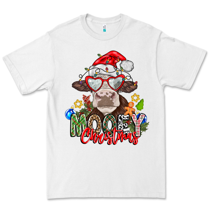 Mooey Christmas Premium Tee by CowhideDigitalArt | Teevron
