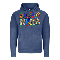 Vintage Denim autism mama Vintage Hoodie - AdoDesignShop