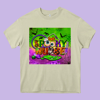One Spooky Nurse Tumbler Heavy Core Tee Designed By Bundleandbundleshop