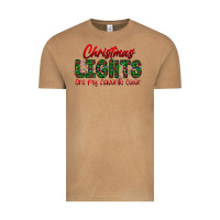 Vintage Camel festive christmas lights text art Vintage Tee - CowhideDigitalArt