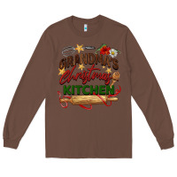 Chestnut grandma's Christmas kitchen Long Sleeve Tee - BarkalooDesign