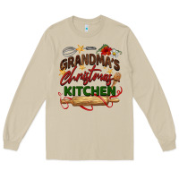 Mushroom grandma's Christmas kitchen Long Sleeve Tee - BarkalooDesign