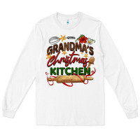 White grandma's Christmas kitchen Long Sleeve Tee - BarkalooDesign